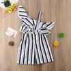 Baby Girl Romper Jumpsuit Bodysuit Long Pants Kids Outfit Clothes 3-10Y Summer