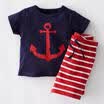 Fashion Toddler Kids Baby Boy Clothes T-shirt Tops Pants Outfits 2Pcs Set Summer