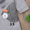 Baby Boy Girl Warm Infant Romper Jumpsuit Bodysuit Hooded Clothes Sweater Outfit