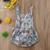 Newborn Baby Girls Dinosaur Cactus Romper Bodysuit Jumpsuit Clothes Outfits