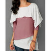 Womens Summer Star Short Sleeve Casual T Shirt Tops Blouse Ladies Loose Tee 6-22