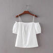 Womens Lady Sexy Off Shoulder Vest Tank Summer Blouse Casual Tops Loose T Shirt