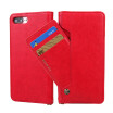 New iPhoneXS Max Mobile Shell Multifunction Protection Leather Case Samsung Mobile Shell Red