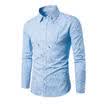 Fashion Mens Long Sleeve Oxford Formal Casual Suits Slim Fit Dress Shirts Shirt