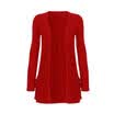 Femmes Manches Longues Décontracte Cardigan Poche Pull Tricot Haut