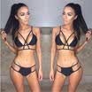 US Women Sequins Bikini Set Push Up Padded Swimwear Swimsuit Bathing Beachwear