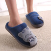 Cute kitty anti-slip warm cotton slippers