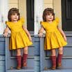 Cute Toddler Kid Baby Girl Clothes Princess Party Prom Soild Tutu Summer Dress