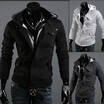 AOWOFS Mens Sweater Pullover Hooded Sweater Coat Casual Mens Hoodies W04