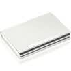 Excellent UHOO 6606 business card holder ivory silkworm silk pattern 1 box large capacity card case