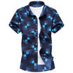 Fashion Mens Slim Fit Shirt Short Sleeve Dress Shirts Casual Shirt Tops