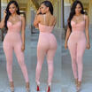 USA Women Casual Sleeveless Bodycon Romper Jumpsuit Club Bodysuit Long Pants