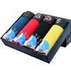 Septwolves Mens Lycra Cotton Boxer Shorts 4pcs