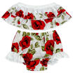 New Toddler Infant Baby Girls Off Shoulder Floral TopsBriefs Outfit Set Clothes