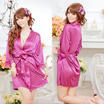 Sexy Lingerie Women Silk Lace Robe Dress Babydoll Nightdress Nightgown Sleepwear