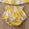 Toddler Kids Baby Girls Floral Dress TopsShortsHeadband Summer Clothes Outfits