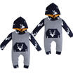 Newborn Infant Baby Boy Girl Kids Deer Romper Jumpsuit Bodysuit Clothes Outfits