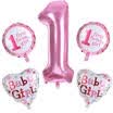 5" Happy Birthday Foil Alphabet Letters Balloons Party Decor 5 pieces Baby