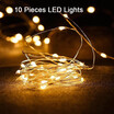 JULELYS 3M 30 Bulb Festoon USB Copper Wire Decorative Lights LED Decoration For Holidays Valentine Birthday Christmas String Light