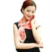 MSEK WSJ141710 lady scarf silk satin square generous scarf silk silk scarf shawl 2 pink