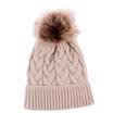 Mother&Baby DaughterSon Winter Warm Knit Hat Family Crochet Fur Beanie Ski Cap