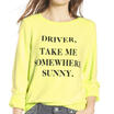Women Winter Warm Pullover O Neck Letter Tops T-Shirt Jumper Sweatshirt Blouse