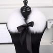 2018 the new hot selling fox fur collar the natural fox fur collar the real fur collar child the winter fur scarf ribbon