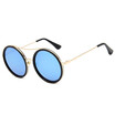 Round Luxury Sun Glasses Brand Designer Ladies Oversized Crystal Sunglasses Women Big Frame oval Mirror Sun Glasses UV400