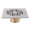 Larsd 9001B copper deodorant floor drain bathroom bathroom floor drain washing machine large flow thickening