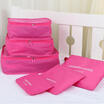 6PCS Travel Storage Bags Waterproof Clothes Packing Luggage Organizer Pouch Cube