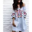 Womens White Short Mini Dress Casual Beach Boho Summer Evening Party Sundress Us