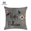 Halloween Series Pumpkin Cat Cotton Linen Pillow Cases Sofa Throw Cushion Cover
