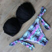 Swimwear Women Bikini Set Bandage Push-Up Padded Swimsuit Bathing Beachwear LA