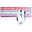 Sades Flying Shadow Swing Set Game Machine Keyboard Keyboard Set Computer Peripheral Metal Macro Luminous Jubilee Survival Escape Kill Chicken White Blended Green Axis