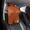 Gigi GiGi car headrest G-1603 space memory cotton neck pillow car with neck pillow pillow all-weather guardian coffee color