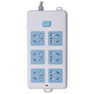 Lengon XD-T106 power outlet plug-in board plug-in drag line board anti-shock large spacing with child protection door six jacks 18 m