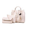 USA 3PCSSet Women Lady Leather Tote Shoulder Bag Handbag Satchel Messenger Bags