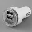 Dual 2 USB Port Car Boat Charger Socket Voltage Digital Panel Volt Meter UK