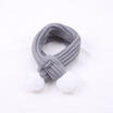 Winter Scarf Kids Solid Color Knitted Scarves Winter Warm Scarf for Boys Girls