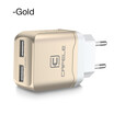 Cafele Portable Dual USB Charger EU US Universal DC 5V 24Ax2 12W Portable Charger for iPhone Samsung Phone Charger