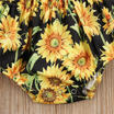 Newborn Kids Baby Girls Flower Romper Bodysuit Jumpsuit 2Pcs Outfits Set Clothes