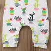 Newborn Kids Baby Boys Girls Cactus Romper Bodysuit Jumpsuit Outfits Clothes Set