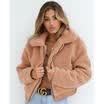 US Fashion Women Winter Fluffy Coat Faux Fur Jacket Hoodie Outwear Overcoat Tops