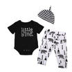 Cute Toddler Kids Baby Boy Outfits Clothes T-shirt TopsPants Trousers 3pcs Set