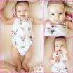 Toddler Newborn Baby Girl Flower Romper Bodysuit Jumpsuit Outfit Sunsuit Clothes