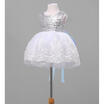 Princess Baby Kids Girl Bowknot Lace Floral Dress Christmas Party Formal Dresses