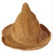 Kids Girls Children Straw Wide Large Brim Korea Summer Witch Hat Cap
