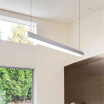 Baycheer HL481529 Silver Finish Round Corners&Linear Frame 48" Length Led Slim Linear Fixture7CM