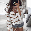 Women Lady Chiffon V-Neck Long Sleeve Loose Blouse Shirt Top Tank Summer Clothes