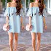2017 Womens Summer Casual Sleeveless Evening Party Beach Dress Short Mini Dress